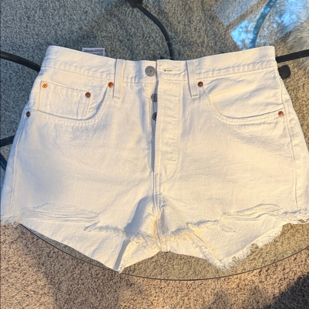 Nwot Brand New Levis 501 Denim Womens Shorts